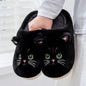 Cute Cat Plush Slippers Winter Warm Floor Bedroom Home Slippers For Couple Non-slip House Shoes Women Men 5f2908b7 b8a6 4875 