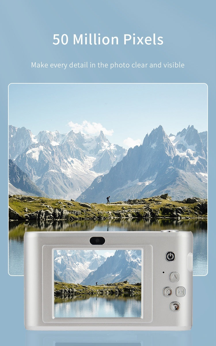 48 Million Pixels Retro HD Digital Selfie Camera - Wireless Security Camera with Night Vision #6