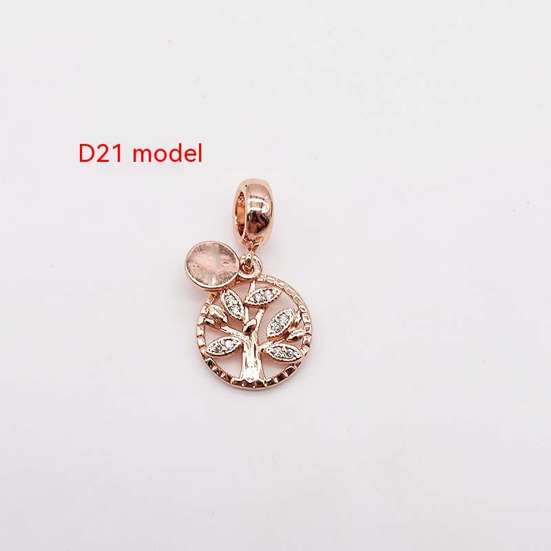 Copper Plating 14K Gold Large Hole Spacer Bead Can String Leather Rope Bracelet Pendant 5f461474 f06e 4ed7 a86b 1c0f2accd515 