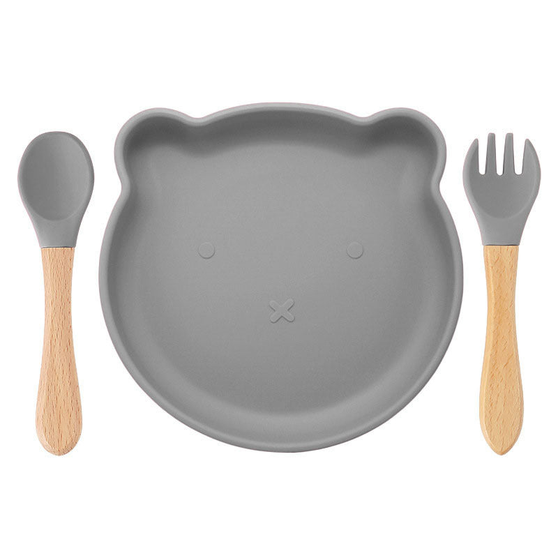 Food Supplement Tableware Set Silicone Spork Baby Products Bear Silicone Tableware 5f4a1ec3 1cdc 4359 9a36 8abd820e5b67