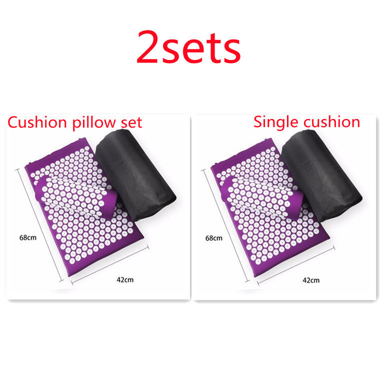 Round Buckle 27 NeedlesAcupuncture Mat, Yoga Mat, Massage Mat 3-Piece Set 5f82c2c8 8ddd 4c87 a1c2 82a2eda150d7