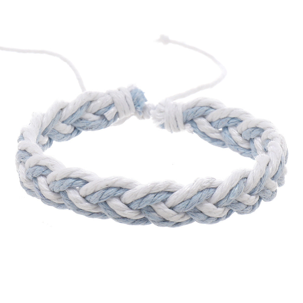 Simple Artistic Style Cotton String Hand Woven Hand Rope Bracelet 5f931d2e ad7e 4859 828a 5d66526ce525