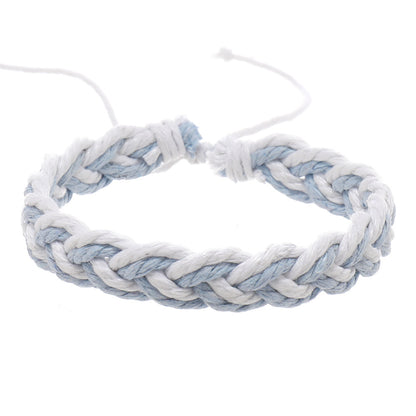 Simple Artistic Style Cotton String Hand Woven Hand Rope Bracelet 5f931d2e ad7e 4859 828a 5d66526ce525