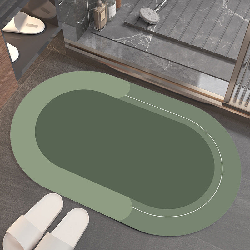 Household Solid Color Bathroom Absorbent Floor Mat 5f93a425 27a5 4ea2 95c9 18d743b717d6