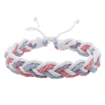 Simple Artistic Style Cotton String Hand Woven Hand Rope Bracelet 5fb6f968 68ea 4817 a1e4 403b6159f4b4