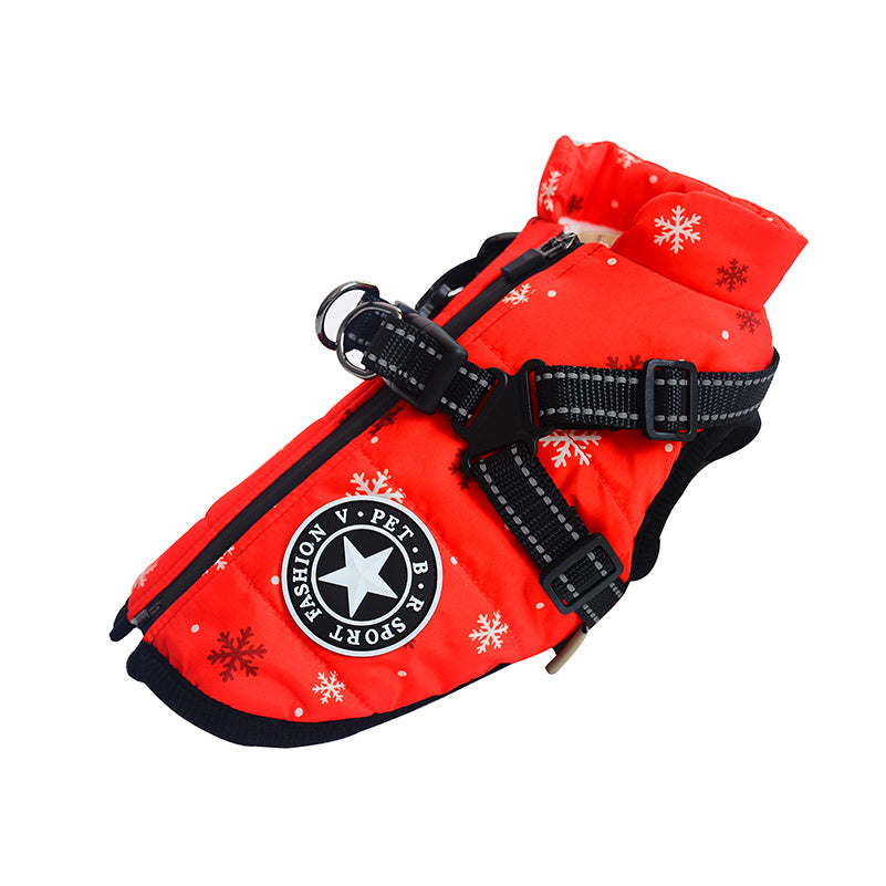 Dog Clothes Chest Back Integrated Cotton Vest Pet Cotton Clothes Winter Clothes 5fd3bf40 d998 47e6 93e7 52ea5a3a359b
