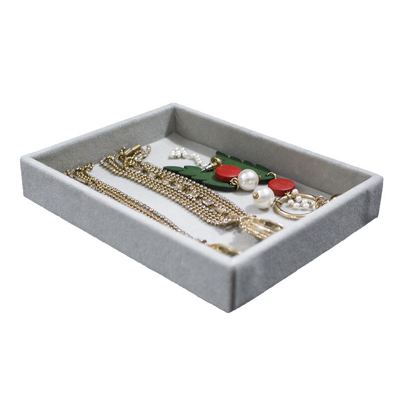 Jewelry storage box flannel earrings jewelry box storage box 5ff38f87 fb30 419c b179 9c858c1c09b8