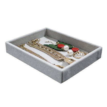 Jewelry storage box flannel earrings jewelry box storage box 5ff38f87 fb30 419c b179 9c858c1c09b8