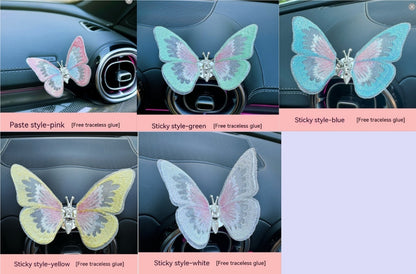 Moving Embroidery Butterfly Center Console Air Outlet Decoration Healing Series Car Accessories 5ffcc527 b365 4d26 b7b1 24ece
