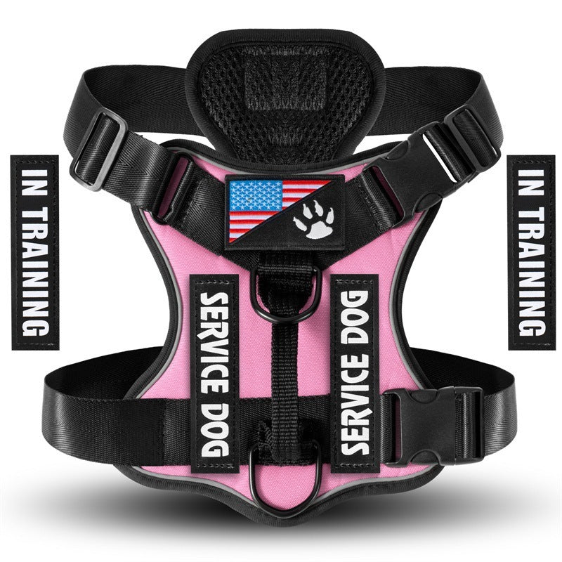 Shock Absorption Night Vision Reflective Pet Tactical Chest Strap 601cb7d4 37c6 4945 b155 00b80f321fb4
