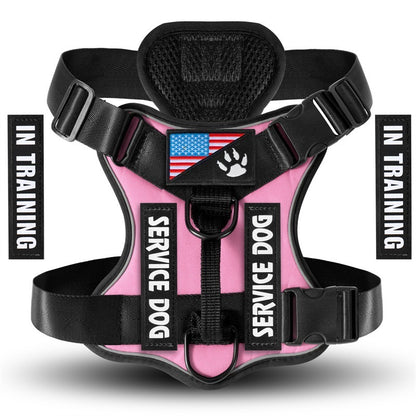 Shock Absorption Night Vision Reflective Pet Tactical Chest Strap 601cb7d4 37c6 4945 b155 00b80f321fb4