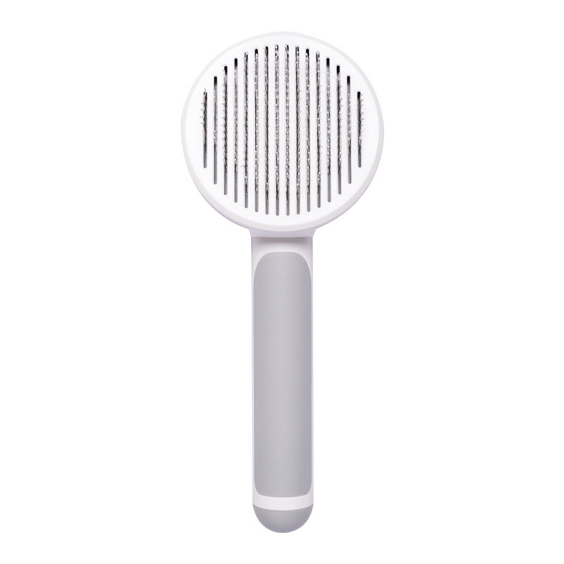 New Pet Cat Brush Hot Selling Hand-held Steel Wire Self-cleaning Comb Looper For Hair Removal 6036a784 b6b3 42f5 af14 8d3b020
