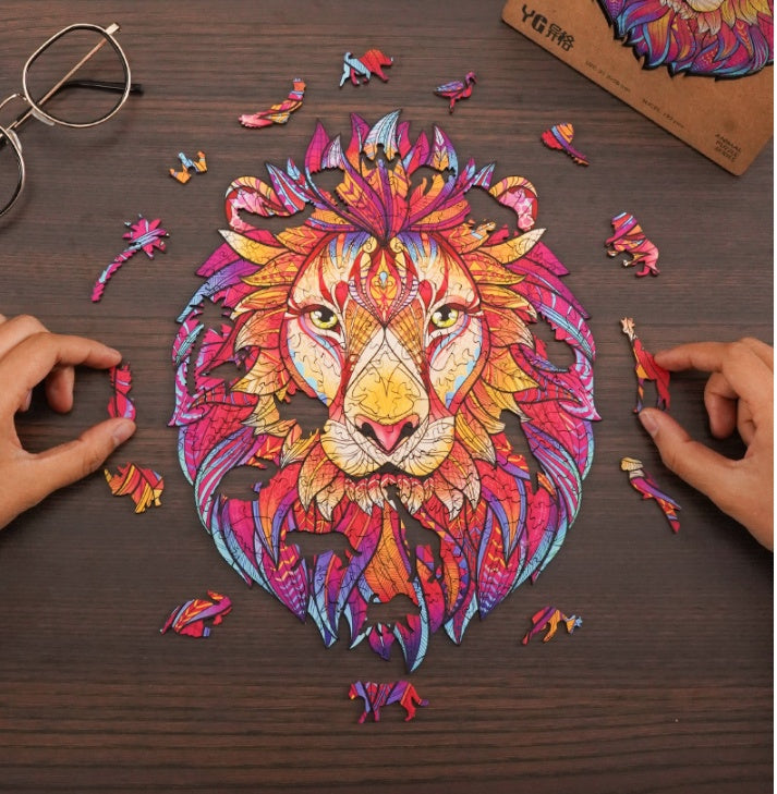 DIY Wooden Puzzles Animal Shaped The Best Christmas Gift Wooden Puzzles 603939008912