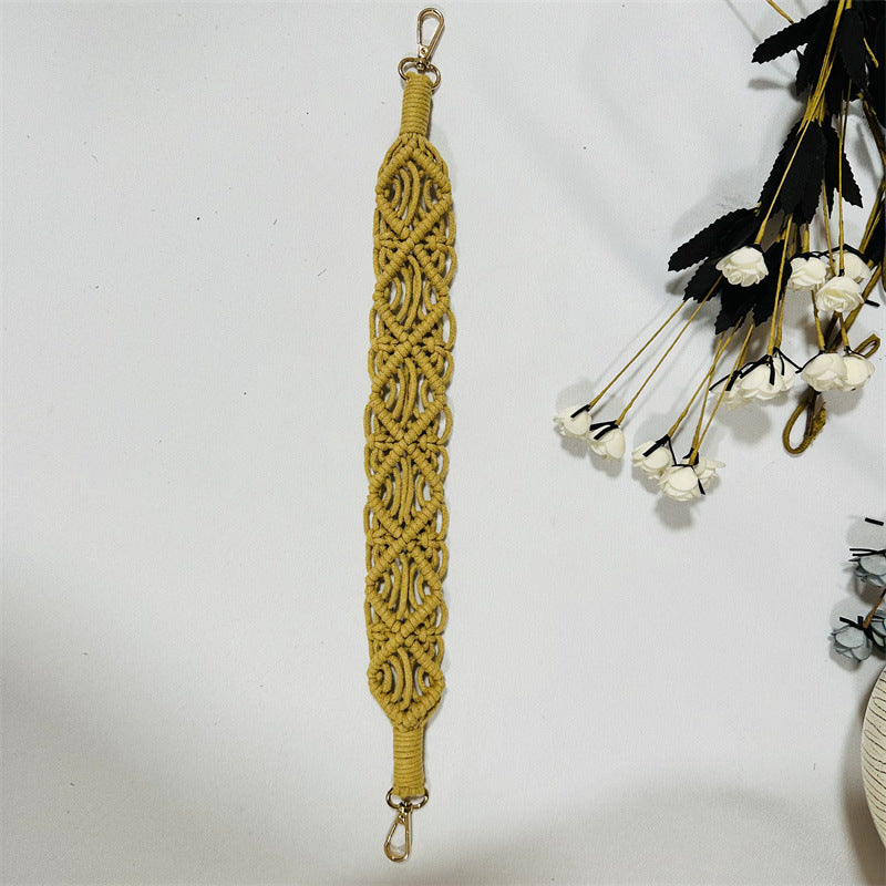 Woven Replacement Handbag Strap Widened Mobile Phone Crossbody Bag Strap Anti-lost Lanyard - 图片 5