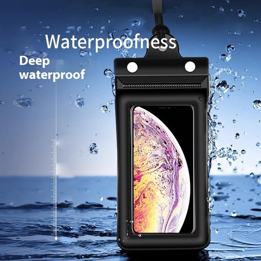 Inflatable Floating Touch Screen Mobile Phone Waterproof Bag Three Layers 6053991a 0dca 404f aa76 2058711beb3f trans