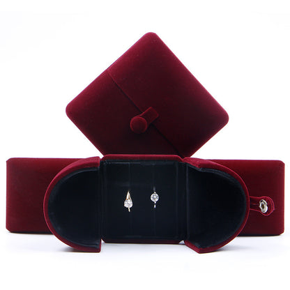 Flannelette Box Jewelry Pendant Necklace Box 60549833 8f8c 4504 acbc 3cded0c16f9b