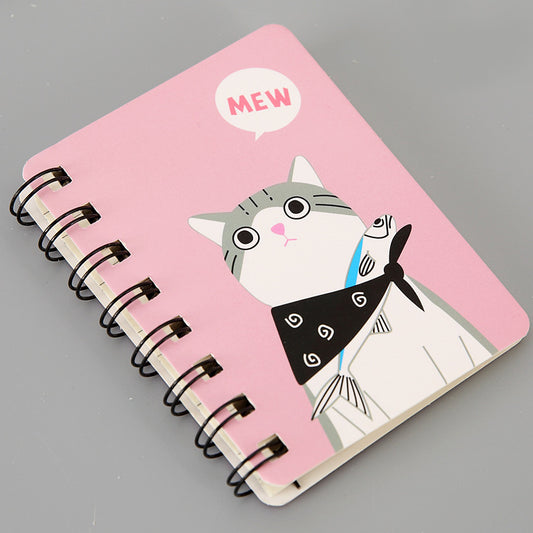 Small Cartoon Thickened Cute Portable Small Coil Notebook - 图片 1
