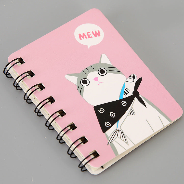 Small Cartoon Thickened Cute Portable Small Coil Notebook - 图片 4