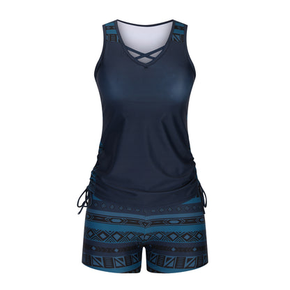 European And American Women's Seperated Swimwear High Waist Swimsuit Tied Top 60586f8d 97bb 457e 912e a177c7bb6fde