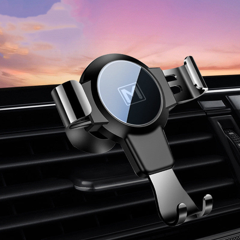 New S4 gravity mirror ABS mobile phone bracket air conditioning port navigation bracket gift customized mobile bracket - 图片 1