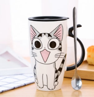 Large 600 ml Cute Ceramic Cat Mug 60768341391