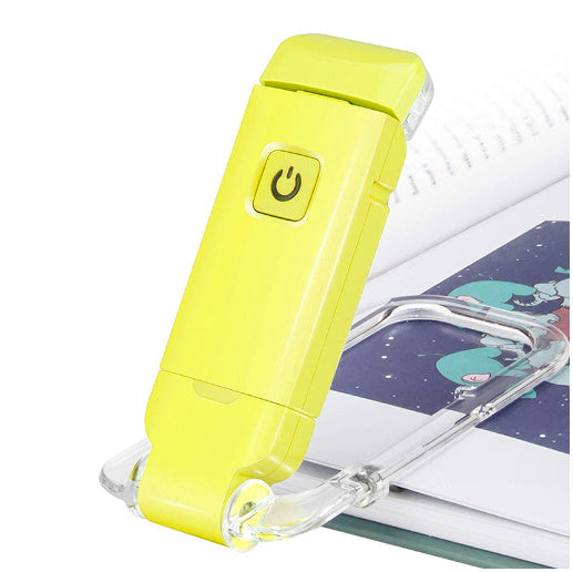 LED USB Rechargeable Book Reading Light Brightness Adjustable Eye Protection Clip Book Light Portable Bookmark Read Light 607