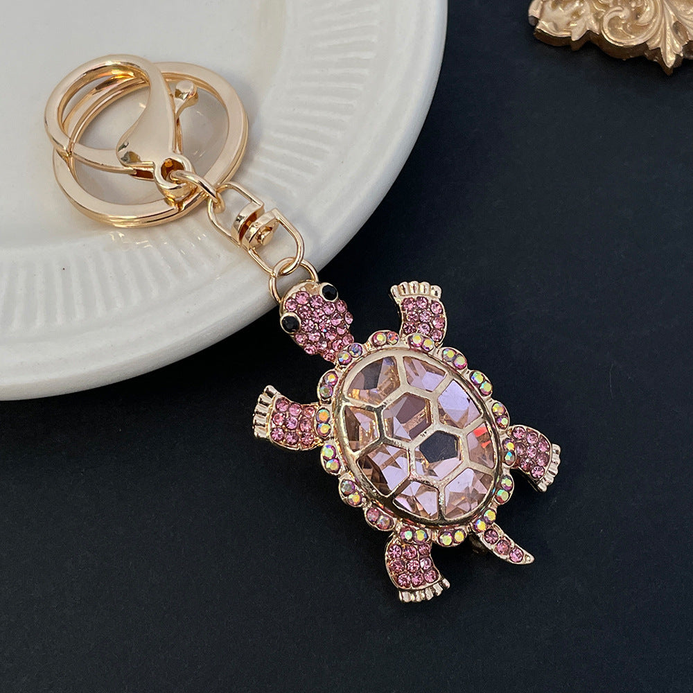 Color Diamond Metal Cute Turtle Car Key Ring 6081ffb1 8647 4a40 baef b573d1b3980d