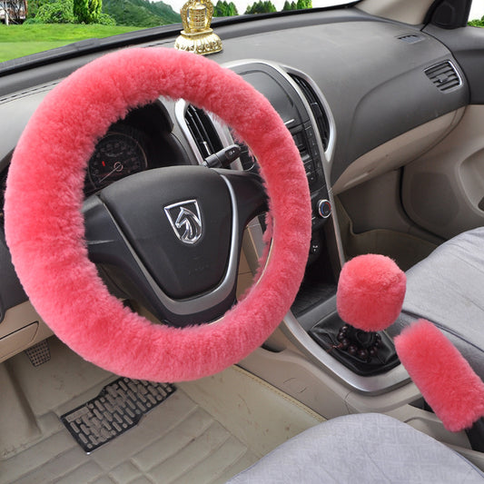 Car Steering Wheel Cover In Winter 6082ab4e 1ba4 42ad 9fde 6fda1d42e90e