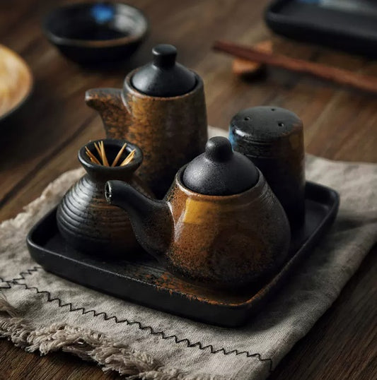 Seasoning Box Toothpick Cup Pepper Bottle Small Soy Sauce Bottle Pot 60923f53 55e5 4799 b334 cf30c7aad0c3