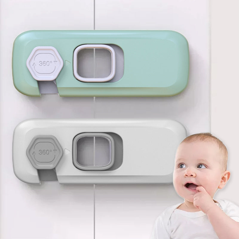 Home Refrigerator Lock Fridge Freezer Door Catch Lock Toddler Kids Child Cabinet Safety Lock For Baby Safety Child Lock 6097d