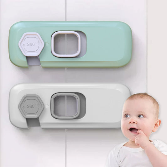 Home Refrigerator Lock Fridge Freezer Door Catch Lock Toddler Kids Child Cabinet Safety Lock For Baby Safety Child Lock 6097d