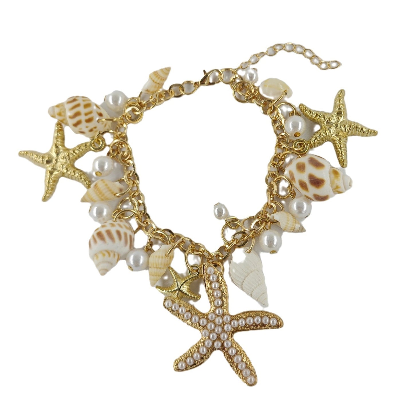 Personality Design Fashion Ocean Boho Starfish Shell Bracelet 60d3b8d2 ffbc 431d afff d1bc6390c02a
