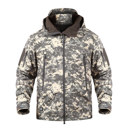 Soft Shell Jacket Plus Size Windproof And Warm Outdoor Mountaineering