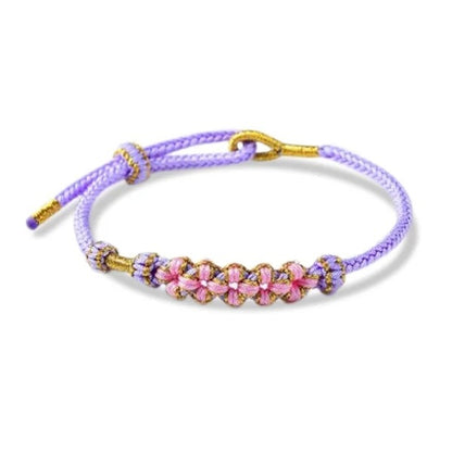 DIY Zodiac Year Red Rope Peach Knot Bracelet 60de93e5 7bd1 46c7 abf7 09fc9fa002cf