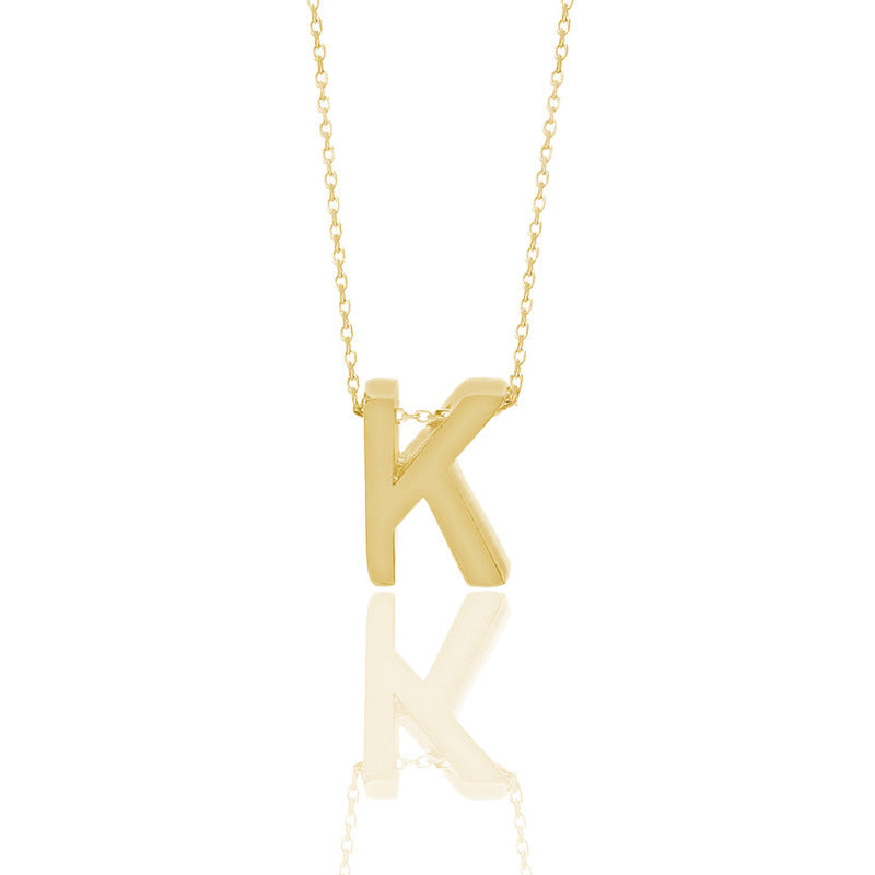 Fashion Wild 26 Letters Niche Personalized Clavicle Chain Necklace 60e57b9a b7be 4d9b 9628 088cbbc91c98