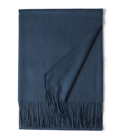 New Solid Color Wool Long Beard Warm Tassel Scarf Thick 61089ac2 817f 4152 8b65 424f024807c5