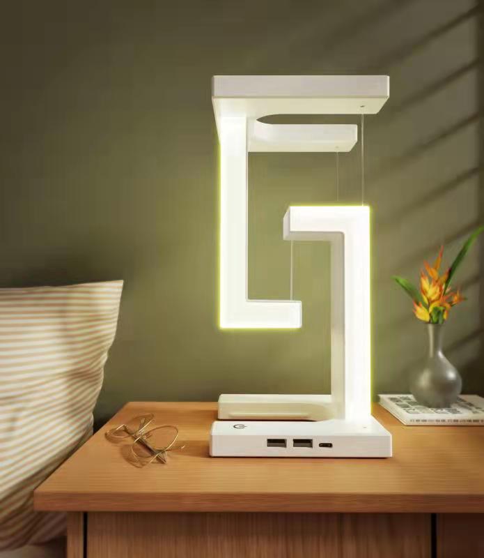 Creative Smartphone Wireless Charging Suspension Table Lamp Balance Lamp Floating For Home Bedroom 61100840 8ddf 4be8 8630 3d