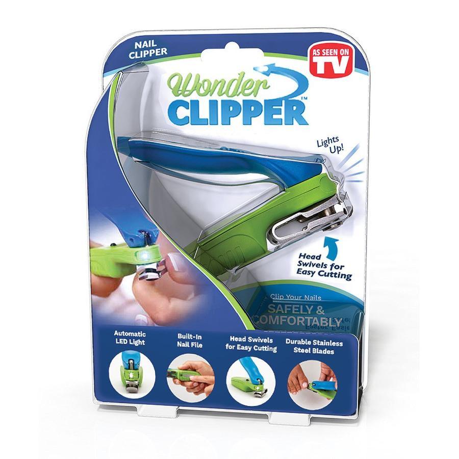 Handle 150 Degree Swivel Nail Clipper with LED Light 611936314638