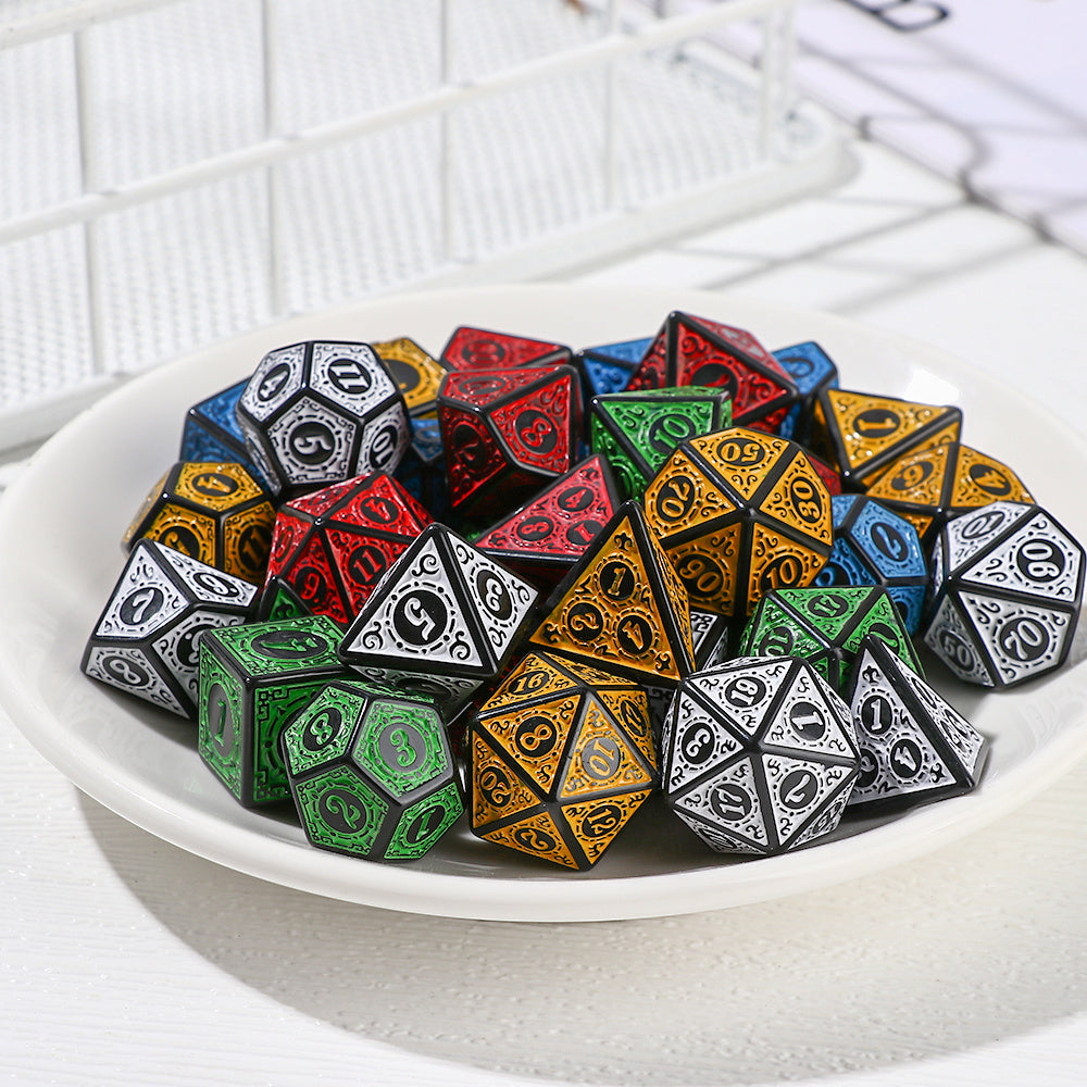 Pattern Multi-faceted Digital Dice Running Group Board Game Accessories Props 6125de7b 8c00 4f93 9afe 6b23f0d77ca3
