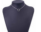 Chain metal ring short necklace 61277604988