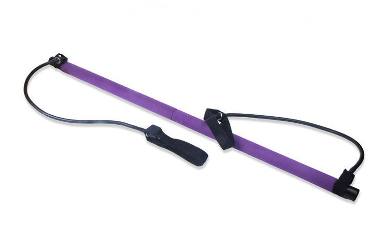Yoga Crossfit Resistance Bands Exerciser Pull Rope Portable Gym Workout Pilates Bar Trainer Elastic Bands 613581111048