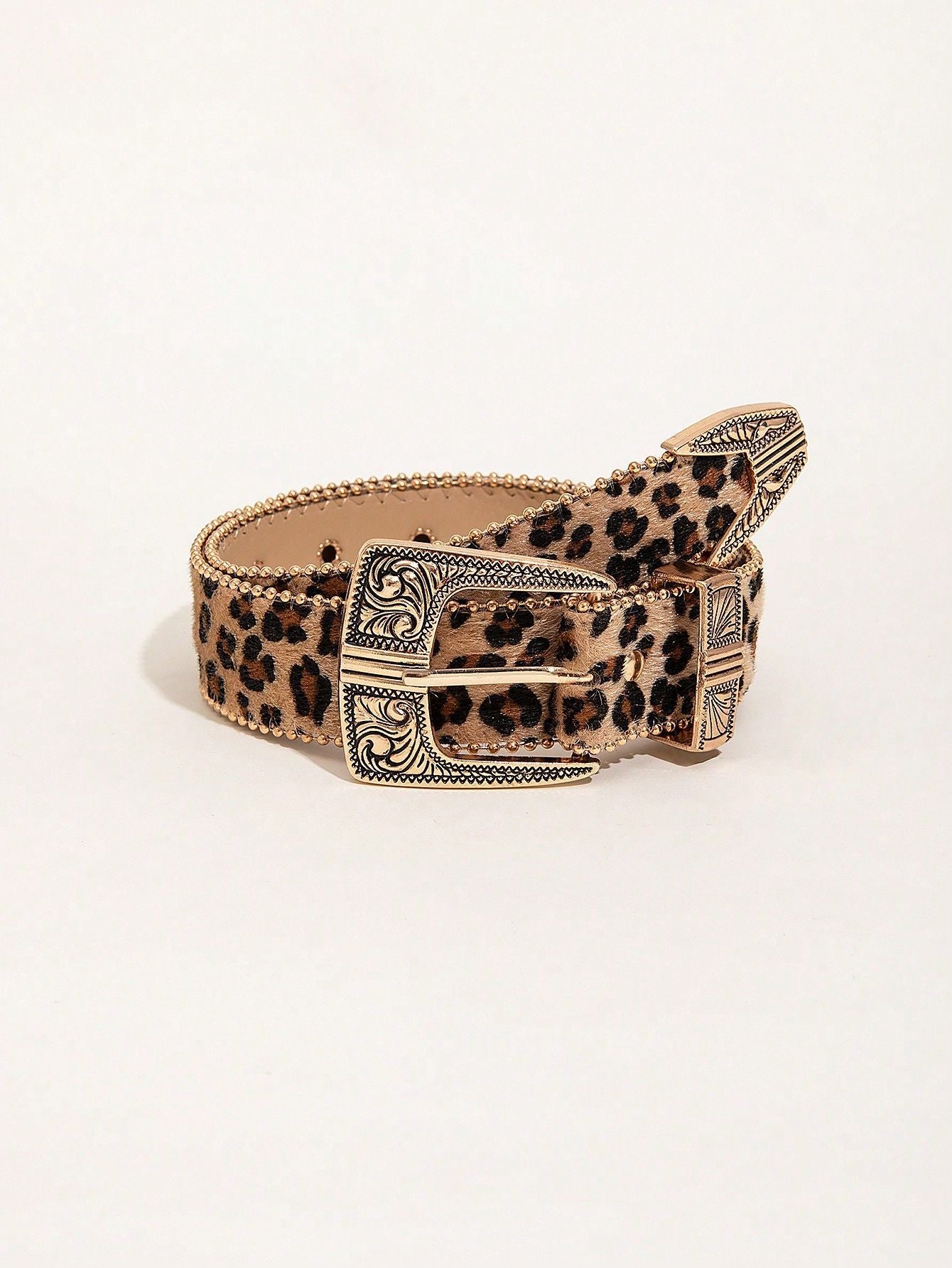 Retro Pattern PU Belt Western Style Women's Belt 613777e4 25b1 4bc4 8fb8 262f438b34b8