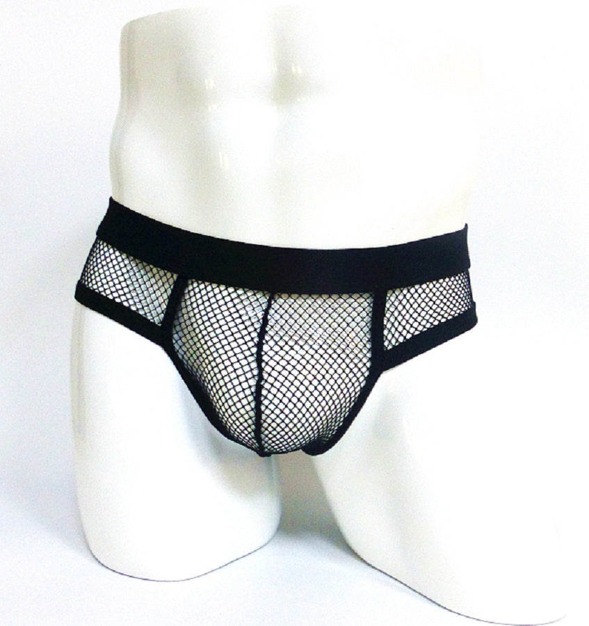 Men's Underwear Transparent Mesh Briefs Low Waist Convex Design Underwear Men 61393bd9 56b7 4f8f 85a9 ffc1ba965b01