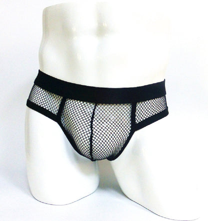 Men's Underwear Transparent Mesh Briefs Low Waist Convex Design Underwear Men 61393bd9 56b7 4f8f 85a9 ffc1ba965b01