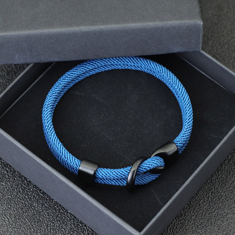 Fashion Rope Bracelet Men Double Layer Outdoor Camping 61421cb2 8414 437a b7ea 819053b5b577