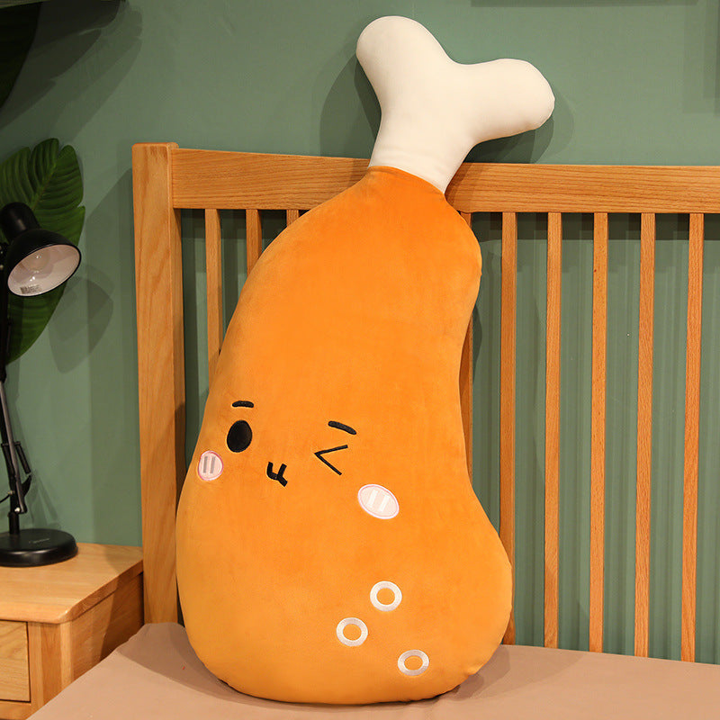 Large Chicken Leg Throw Pillow Plush Toy Home Cushion 615008bc e355 4367 8275 321fdb9f0533