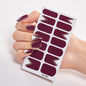 Solid Colors And Creative Nail Art Creative Women Salon Nail Decoration Fashion Nail Polish Nails Sticker Designer Nail Strip