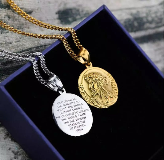 Jesus Jingyuan Brand Titanium Steel Pendant 6159355448684
