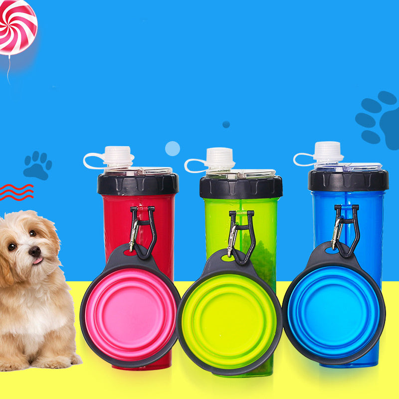 Pet portable water and food cup 6162159990843