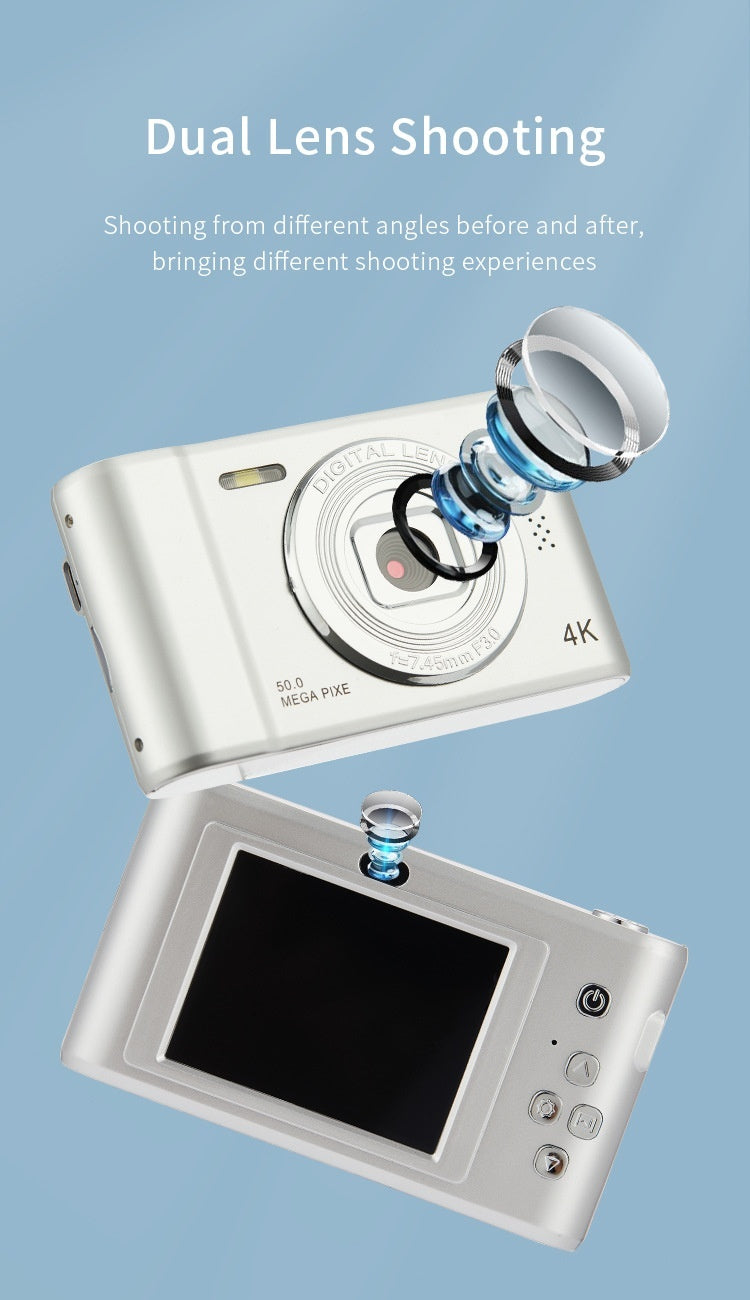48 Million Pixels Retro HD Digital Selfie Camera - Wireless Security Camera with Night Vision #4